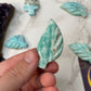 Blue Aragonite Leaves