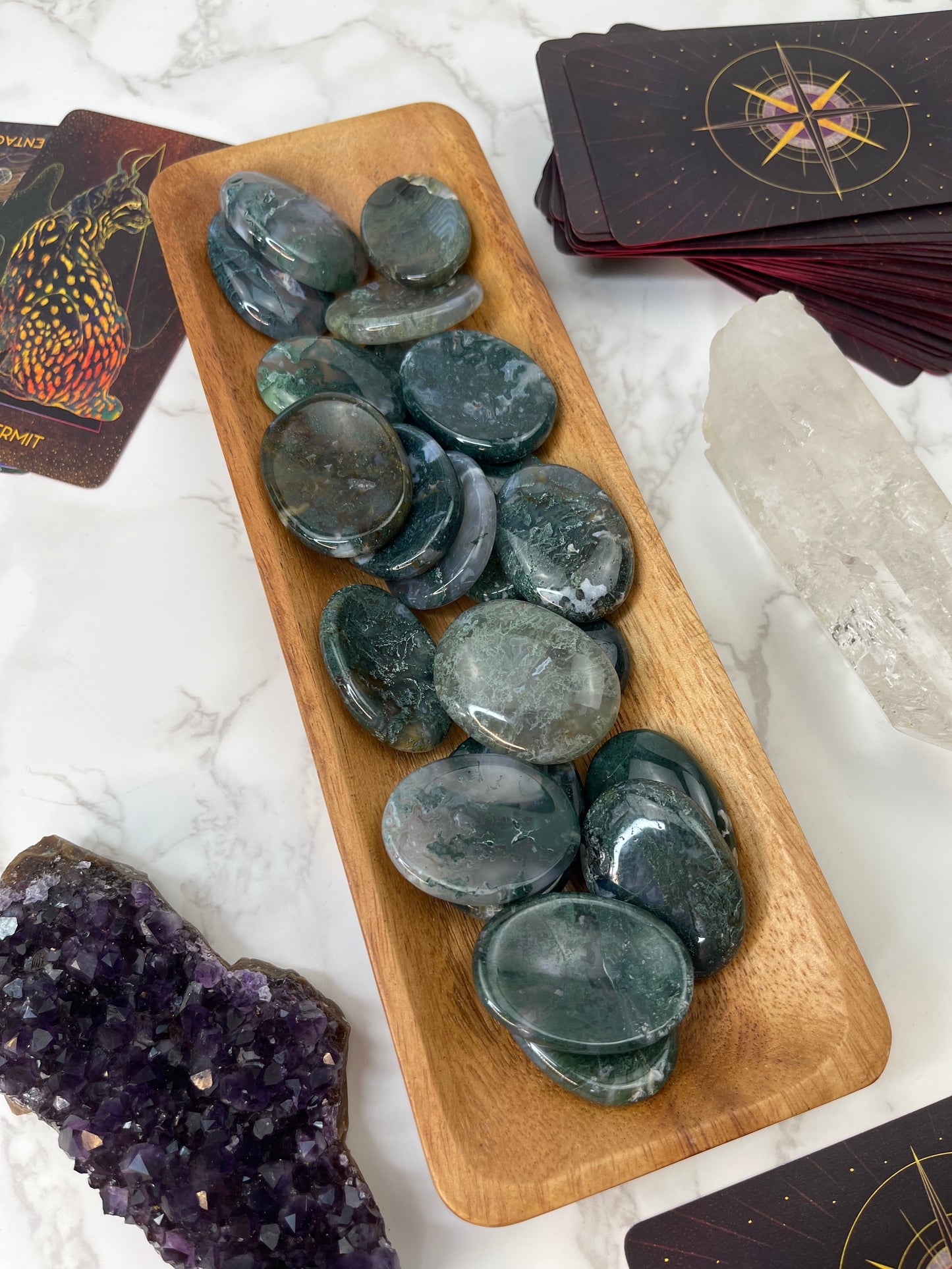 Moss Agate Worrystone