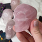 Rose Quartz Skulls